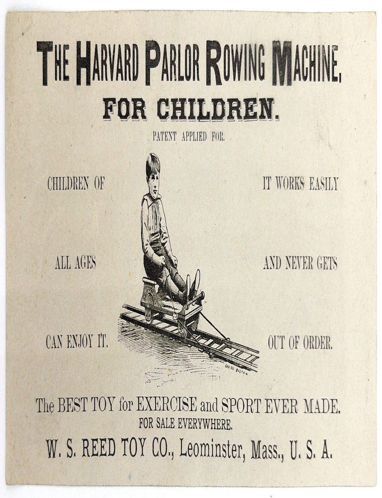Item #26009003 "The Harvard Parlor Rowing Machine" -- Gym Equipment for Children