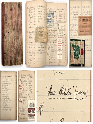 Item #26009067 Pharmaceutical Record Book Kept by "W.G. Mason", Pharmacist or Chemist...