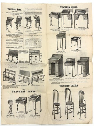 National School Furniture Company c.1876 Illustrated Circular