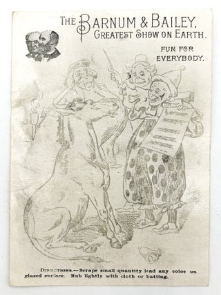 Item #26009679 Barnum & Bailey Novelty Print