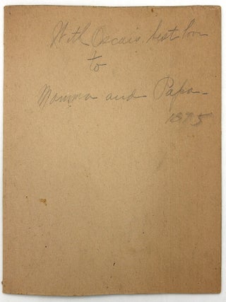 c.1901 Childhood Artwork of Oscar Geiser (b.1884), Student at The Ohio Institution for Feeble Minded Youth