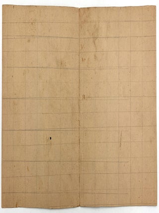 c.1901 Childhood Artwork of Oscar Geiser (b.1884), Student at The Ohio Institution for Feeble Minded Youth