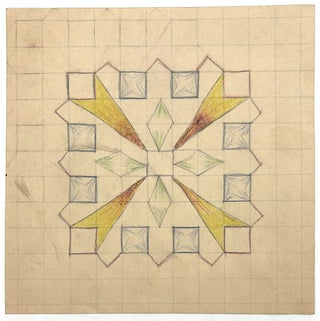 c.1901 Childhood Artwork of Oscar Geiser (b.1884), Student at The Ohio Institution for Feeble Minded Youth