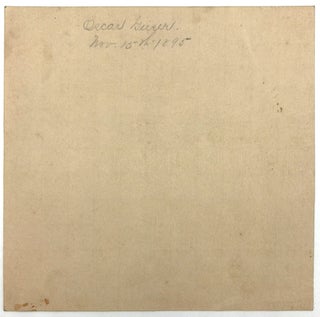 c.1901 Childhood Artwork of Oscar Geiser (b.1884), Student at The Ohio Institution for Feeble Minded Youth