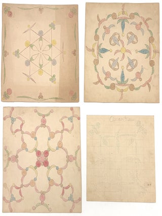 c.1901 Childhood Artwork of Oscar Geiser (b.1884), Student at The Ohio Institution for Feeble Minded Youth