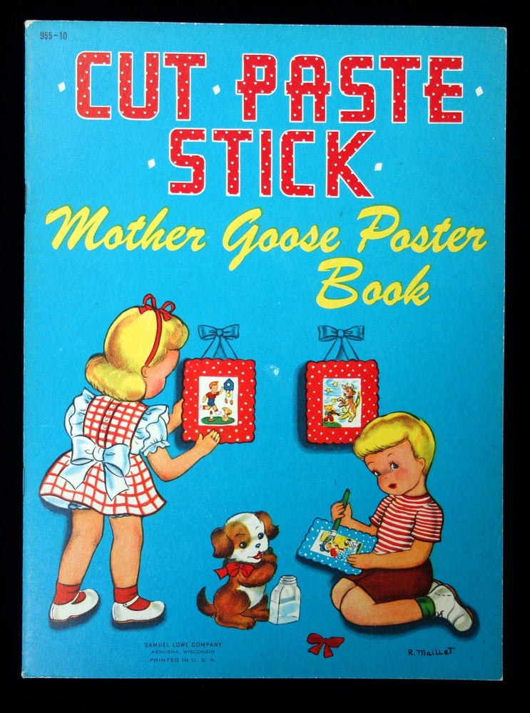 Item #26015124 Cut Paste Stick Mother Goose Poster Book