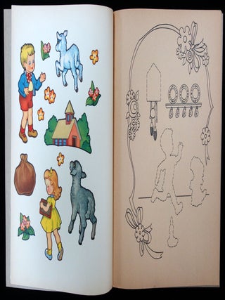 Cut Paste Stick Mother Goose Poster Book