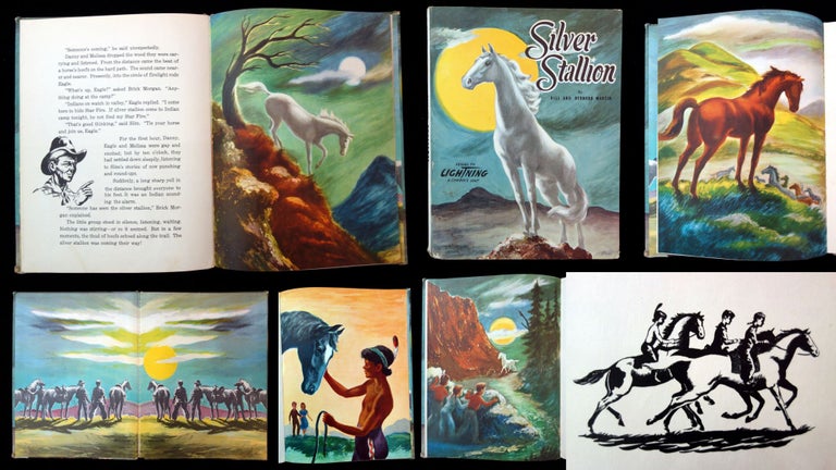 Item #26015128 Silver Stallion, Sequel to Lighting: A Cowboy's Colt. Bernard H. Martin, William L. Martin Jr.