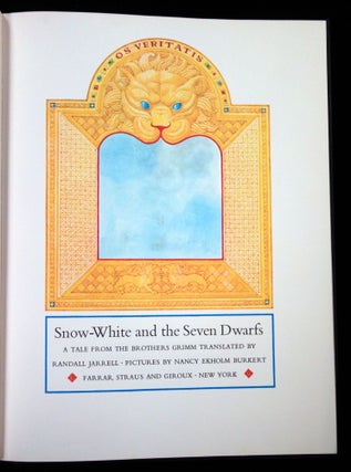 Item #26015510 Snow White and the Seven Dwarfs: A Tale from the Brothers Grimm Translated by...
