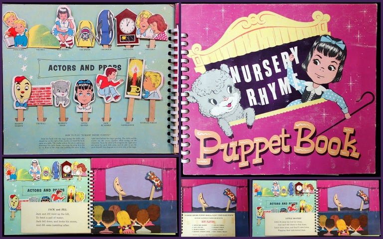 Item #26015856 Nursery Rhyme Puppet Book. Nancy Pritchard White.