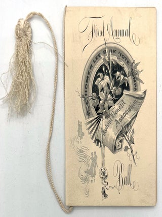 Item #26019888 Dance Card for the First Annual Ball of the Homer Lee Bank Note Co. Mutual Benefit...