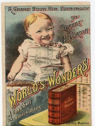A collection of 18 advertising trade cards promoting educational and entertaining publications for children including periodicals and books