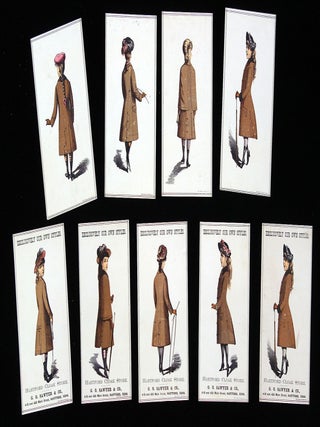 Item #26026239 9 Different Promotional Cards depicting Young Girls Cloaks - Hartford Cloak Store...