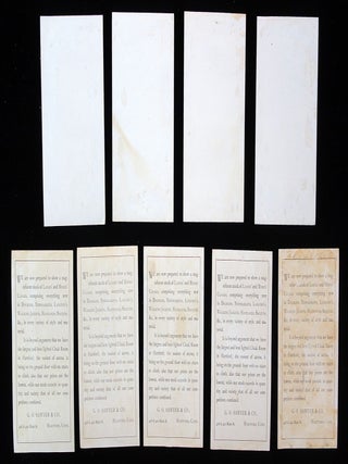 9 Different Promotional Cards depicting Young Girls Cloaks - Hartford Cloak Store -- Our Own Styles