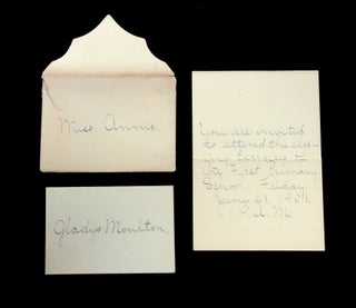 Correspondence to Blanche Annis Leavitt, a Teacher from Belmont, NH