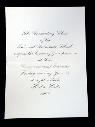 Correspondence to Blanche Annis Leavitt, a Teacher from Belmont, NH