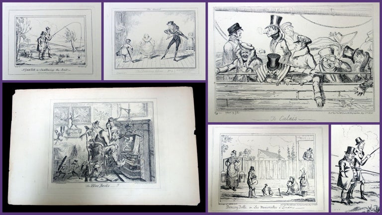 Item #27000257 A Set of Five Engravings from the Cruikshankiana Series (Cruikshank)