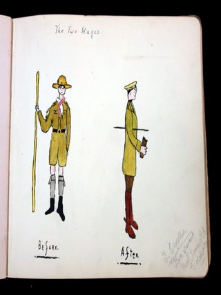 Friendship Album: Sketches, Watercolors, and Poetry, 1915-1916