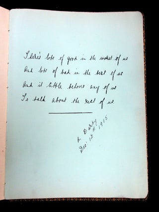 Friendship Album: Sketches, Watercolors, and Poetry, 1915-1916