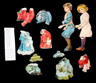 Item #27000325 2 2-Sided Articulated Dollies Up to Date with 8 Front and Back Costumes
