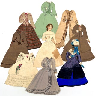Item #270005600 Handmade 5.25" Paper Doll -- Young Victorian Woman