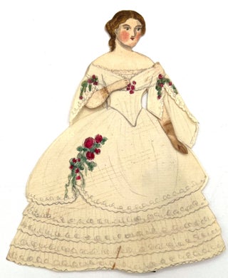 Handmade 5.25" Paper Doll -- Young Victorian Woman