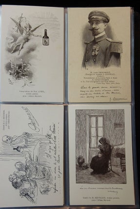 Vin Mariani, Cocaine & Wine, Patent Medicine - A collection of 150 post cards "L'Album Mariani" designed by famous artists