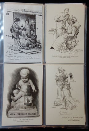 Vin Mariani, Cocaine & Wine, Patent Medicine - A collection of 150 post cards "L'Album Mariani" designed by famous artists