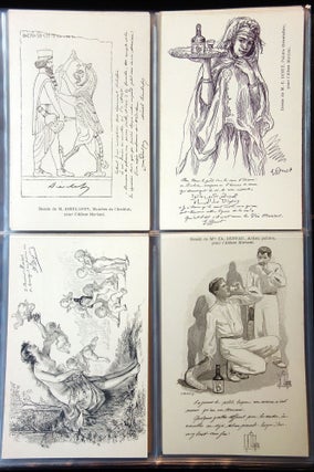Vin Mariani, Cocaine & Wine, Patent Medicine - A collection of 150 post cards "L'Album Mariani" designed by famous artists