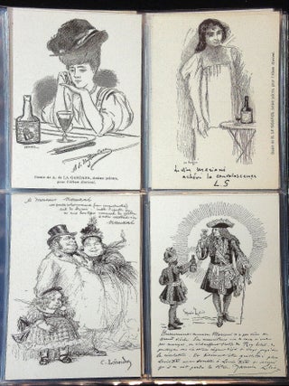 Vin Mariani, Cocaine & Wine, Patent Medicine - A collection of 150 post cards "L'Album Mariani" designed by famous artists