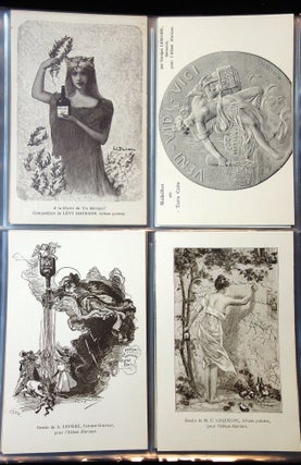 Vin Mariani, Cocaine & Wine, Patent Medicine - A collection of 150 post cards "L'Album Mariani" designed by famous artists