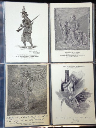 Vin Mariani, Cocaine & Wine, Patent Medicine - A collection of 150 post cards "L'Album Mariani" designed by famous artists