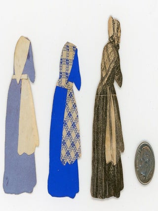 Item #27000785 Back View - A 3" Magazine Paper Doll - Elderly Woman with 2 Handmade Outfits ...