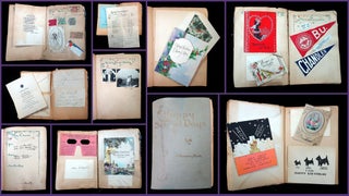 Item #27003102 School Scrapbook The 'Happy School Days' of Helen Gallagher at Burdett...