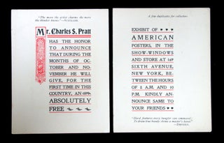 Exhibition Card, An Exhibition of American Posters