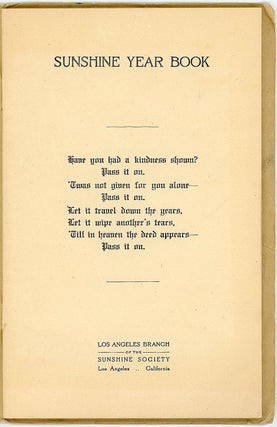 Sunshine Year Book