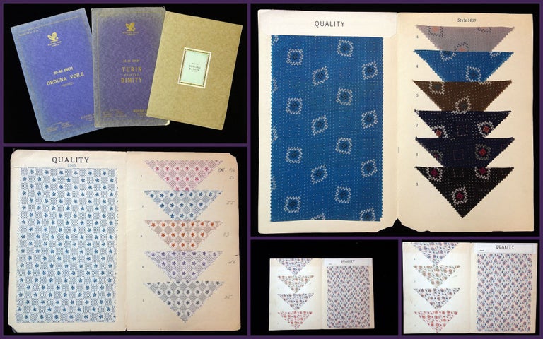 Item #27003625 3 Lg Format Sample Swatch Folios for Dimity, Voile and Batiste Cottons