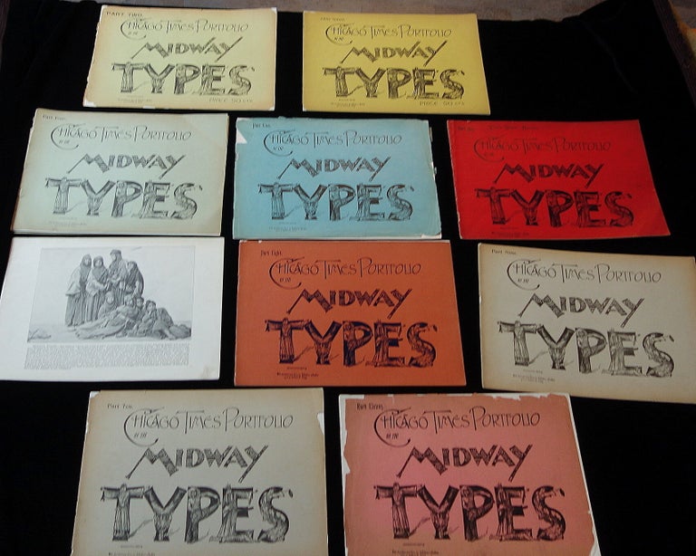 Item #27003627 Chicago Times Portfolio of the Midway Types Vol. 2,3,4,5,6, 7 ,8,9,10 & 11