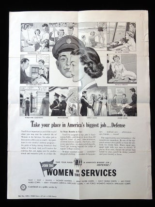 Item #27003752 Broadside: Take your place in America's biggest job... Defense -Join the Women in...