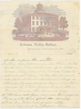 Item #27003923 Lettersheet -- Lebanon Valley College