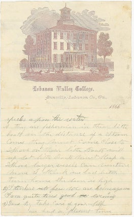 Item #27003923 Lettersheet -- Lebanon Valley College