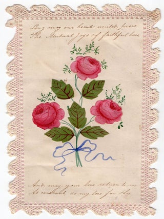 Item #27004166 12mo Valentine with Original Watercolor Artwork, Ink Verse, and Hidden Messages...