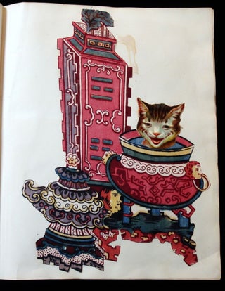 Friendship Album "To Susan" with Asian and other themed Decoupage, Imagery, Watercolors, Drawings, Sentiments, Enigma, ect