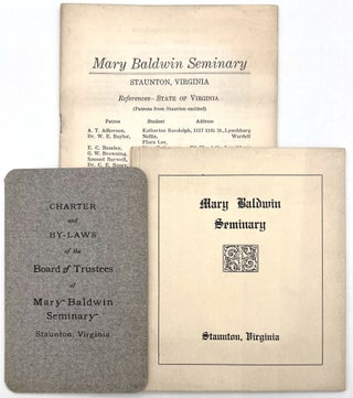 Item #27004845 Mary Baldwin Seminary - Informational Materials