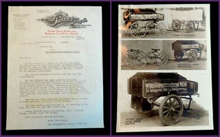 Item #27005325 Letter and Photographs of the Indianapolis Switch & Frog Co. Promoting Portable...