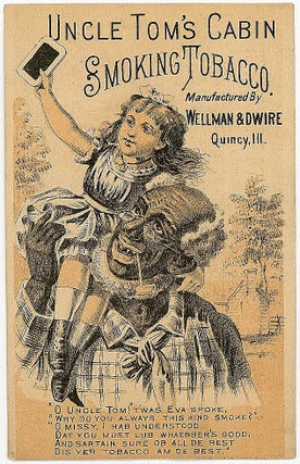Item #27005653 Uncle Tom and Eva Promote Uncle Tom's Cabin Smoking Tobacco
