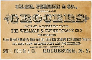 Uncle Tom and Eva Promote Uncle Tom's Cabin Smoking Tobacco