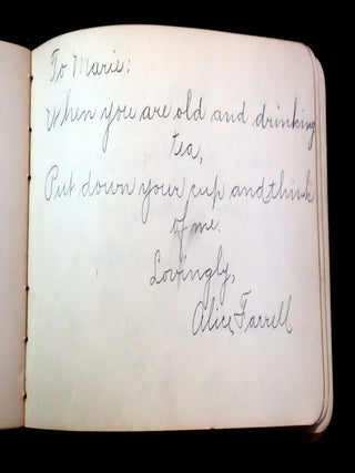 Friendship Album of Marie Campbell, Sentiments and Drawings; coded phrases, hidden letters, etc.