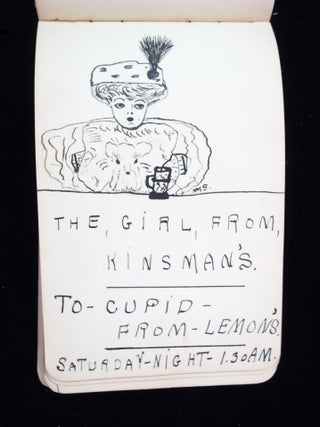 Friendship Album of Marie Campbell, Sentiments and Drawings; coded phrases, hidden letters, etc.