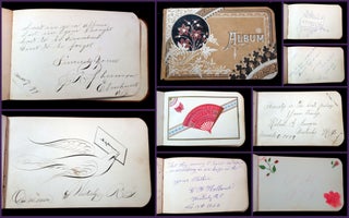 Item #27010101 19th Century Autograph Album belong to William from Westerly, RI